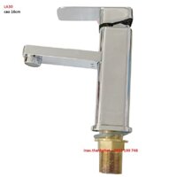 Vòi rửa mặt, vòi lavabo đồng 1 chân vuông, nóng lạnh, TP-LA30 & LA31