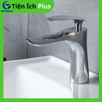 Vòi rửa mặt, vòi lavabo nóng lạnh chất liệu bằng Đồng HPP thiết kế lá liễu 2 kích thước 20cm, 30cm - VR001B1