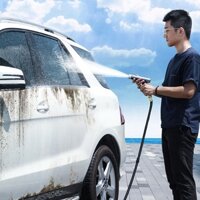 Vòi Rửa Xe Tăng Áp Baseus Phù Hợp Rửa Ô Tô Xe Máy Tưới Cây,Súng Phun Nước  Áp Lực Cao,3 Mức Phun Dài 7.5m, 15m, 30m