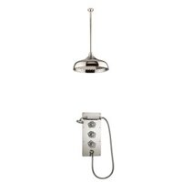 Vòi sen âm trần điều chỉnh nhiệt độ cổ điển bằng đồng, bát sen Ø300mm Drumbi - Shower Ceiling