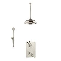 Vòi sen âm trần điều chỉnh nhiệt độ cổ điển bằng đồng, bát sen Ø300mm Drumlea - Shower Ceiling
