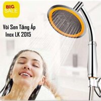 Vòi sen nhà tắm, Vòi sen tăng áp GIẢ INOX LK-2015 - 45618 , cổ xoay 360 độ VÔ CÙNG TIỆN LỢI