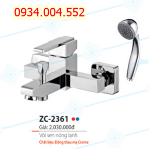 Vòi sen nóng lạnh Zico ZC2361