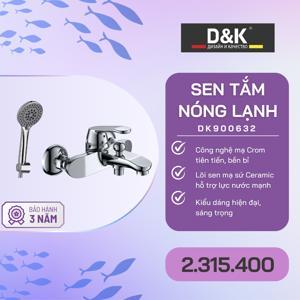 Vòi sen tắm nóng lạnh D&K DK900632