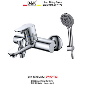 Vòi sen tắm nóng lạnh D&K DK901132