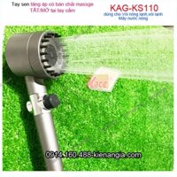 Vòi sen tăng áp lọc nước bàn chải massage body KAG-KS110 HÀNG CAO CẤP