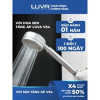 Vòi sen tăng áp LUVA VS4 nhôm xước cao cấp bảo hành 1 năm đổi lỗi 100 ngày hàng chính hãng