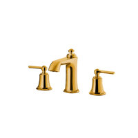 Vòi trộn 3-lỗ Kyoto 100 bộ xả kéo màu vàng 589.35.062