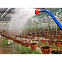 Vòi tưới hoa sen 1000 lỗ xanh đỏ cho hoa lan và cây trồng.