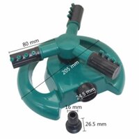 Vòi tưới nước cho cây tự xoay 360 độ