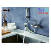 Vòi tường lạnh cùng vòi xịt dây sun gọn inox 304