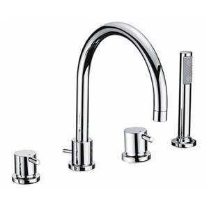 Vòi xả bồn nóng lạnh kèm sen tắm Toto TX447SESBR