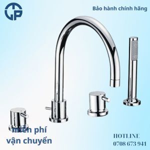 Vòi xả bồn nóng lạnh kèm sen tắm Toto TX447SESBR