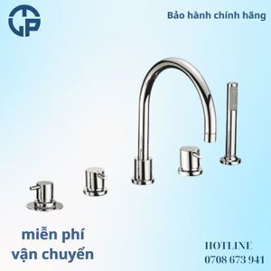 Vòi xả bồn nóng lạnh kèm sen tắm Toto TX448SESBR