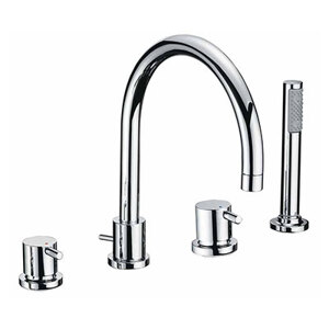 Vòi xả bồn nóng lạnh kèm sen tắm Toto TX447SESBR
