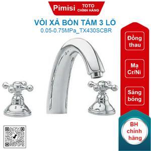 Vòi xả bồn nóng lạnh Toto TX430SCBR