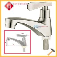 Vòi Xả Nước Lavabo INOX SUS 304 Bảo Hành 5 Năm Không Gỉ (Chính Hãng)