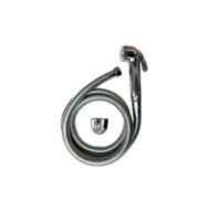 Vòi xịt bàn cầu dây INOX đầu vòi xoay 360 độ AM 118