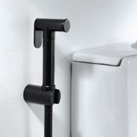 Vòi Xịt Đồng Sơn Tĩnh Điện Màu Đen Cao Cấp 003