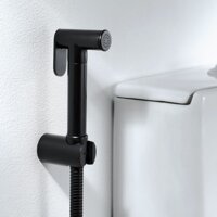 Vòi xịt đồng sơn tĩnh điện màu đen cao cấp 003