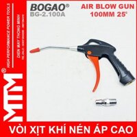 Vòi xịt hơi khí nén BOGAO BG-2100A chính hãng – đầu cong