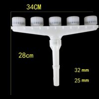 Vòi xịt nước cao áp VOI-AT 5 Đầu Tưới Vườn, Rửa xe ô tô, Súng phun nước, phun sương