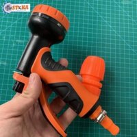 Vòi Xịt Nước Đa Năng Tăng Áp Tưới Cây, Rửa Xe 6 Tia Kapusi Japan K-8814, Tương Thích Mọi Loại Dây Nước