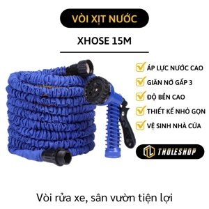 Vòi xịt nước XHose co giãn thông minh gấp 3 lần - 15 m