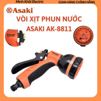 Vòi xịt phun nước AK-8811 Asaki,súng phun nước đa năng,đầu vòi xịt nước rửa xe,vòi tưới cây,vòi xịt rửa xe tưới cây tăn