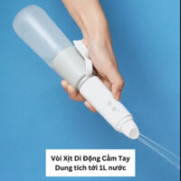 Vòi Xịt Rửa Cầm Tay Di Động Pin Sạc Dã Ngoại Cắm Trại Lắp Chai Nước
