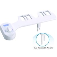 Vòi xịt (rửa) gắn bồn cầu thông minh 2 đầu xịt T2V