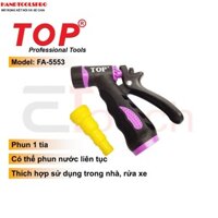 Vòi Xịt Tưới Cây, Rửa Xe 1 Tia TOP (Không Kèm Dây) - FA-5553