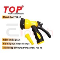Vòi Xịt Tưới Cây, Rửa Xe 6 Tia TOP (Không Kèm Dây) - FA-7703-1A