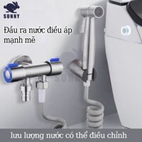 Vòi Xịt Vệ Sinh INOX 304 Cao Cấp,Bộ Vòi Xịt Toilet Cầm Tay Bằng Thép Không Gỉ 304 Chất Lượng Cao