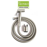 vòi xịt vệ sinh inox sus 304 Kosko áp lực mạnh dùng xịt bồn cầu và nhà tắm