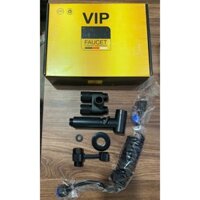 Vòi Xịt Vệ Sinh Tăng Áp, Vòi Cao Cấp Chia 2 Đầu Nước Tiện Lợi, Chất Liệu Inox 304 Không Gỉ, Cách Điện, An Toàn-----