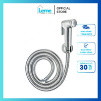 Vòi Xịt Vệ Sinh xịt bồn cầu Cao Cấp và dây inox 304, XỊT BÓNG ĐẦU NHỰA TO LMPK2