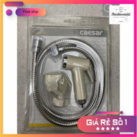 VÒI XỊT VỆ SINH,XỊT BỒN CẦU CAO CẤP CAESAR BS306B ĐẦU NHỰA DÂY INOX