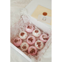 Voila bathbomb - bomb tắm mix hoa khô ( đóng gói như ảnh kèm túi giấy )