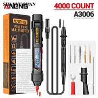 Voktta ANENG A3006 4000 Đếm Đa Năng Loại Bút Đồng Hồ Đo Điện Áp AC / DC Ohm Hz Zero Fire Line Detector Dụng Cụ Điện