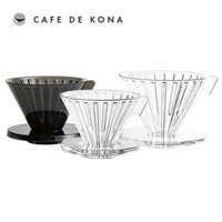 Volcano Phểu pha lọc cà phê, phễu V60 Cafede Kona nhựa PCTG