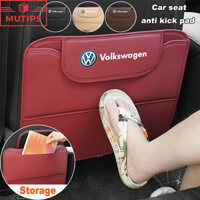 Volkswagen Da Ghế Ô Tô Lưng Chống Đá Thảm Chống Thấm Nước Tấm Bảo Vệ Có Túi Bảo Quản Cho Cánh Cứng T Cross Santana Golf Mk7 VW Polo Lavida Lamando