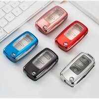 Volkswagen VW Polo Passat Jetta Tiguan Beetle Flip Key Remote Car Key FULL TPU Bảo vệ Chìa khóa