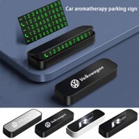 Volkswagen Xe hương liệu kim loại tạm thời đỗ xe biển số ẩn đèn ngủ di chuyển biển số xe Polo Fox Gol Up Golf Beetle Santana Tiguan Passat Touran Jetta Caddy Caddy