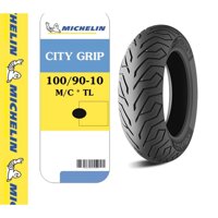 Vỏ(lốp) 100/90- 10 TL Michelin City Grip được lắp cho xe Spasy , sau Lead , Areuzo , Attila....