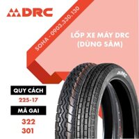 Vỏ/Lốp Xe Các Loại (Dùng Săm) 225-17/322 & 225-17/301 DRC