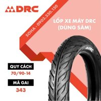 Vỏ/Lốp Xe Các Loại (Dùng Săm) 70/90-14 Gai D343 - DRC