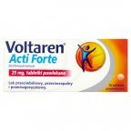 Voltaren Acti Forte 25mg, 10 viên bao phim : điều trị đau thấp khớp, cơ bắp và kinh nguyệt,   đau đầu, răng.