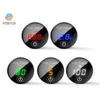 Vôn Kế Kỹ Thuật Số Pcbfun DC 5V-48V Có Công Tắc Cảm Ứng