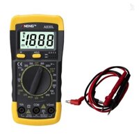 Vôn kế LCD kỹ thuật số Ampe kế Ohmmeter Đồng hồ vạn năng Vôn AC DC Máy đo